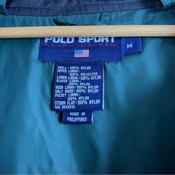 Vintage 1990s Ralph Lauren Polo Sport Parka Windbreaker Medium - Picture 4 of 6
